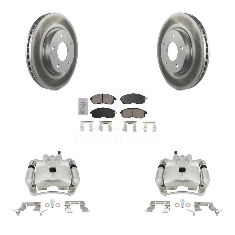 Transit Auto KCG-100138N Disc Brake Kit for 2013-2019 Nissan Sentra - Front product image