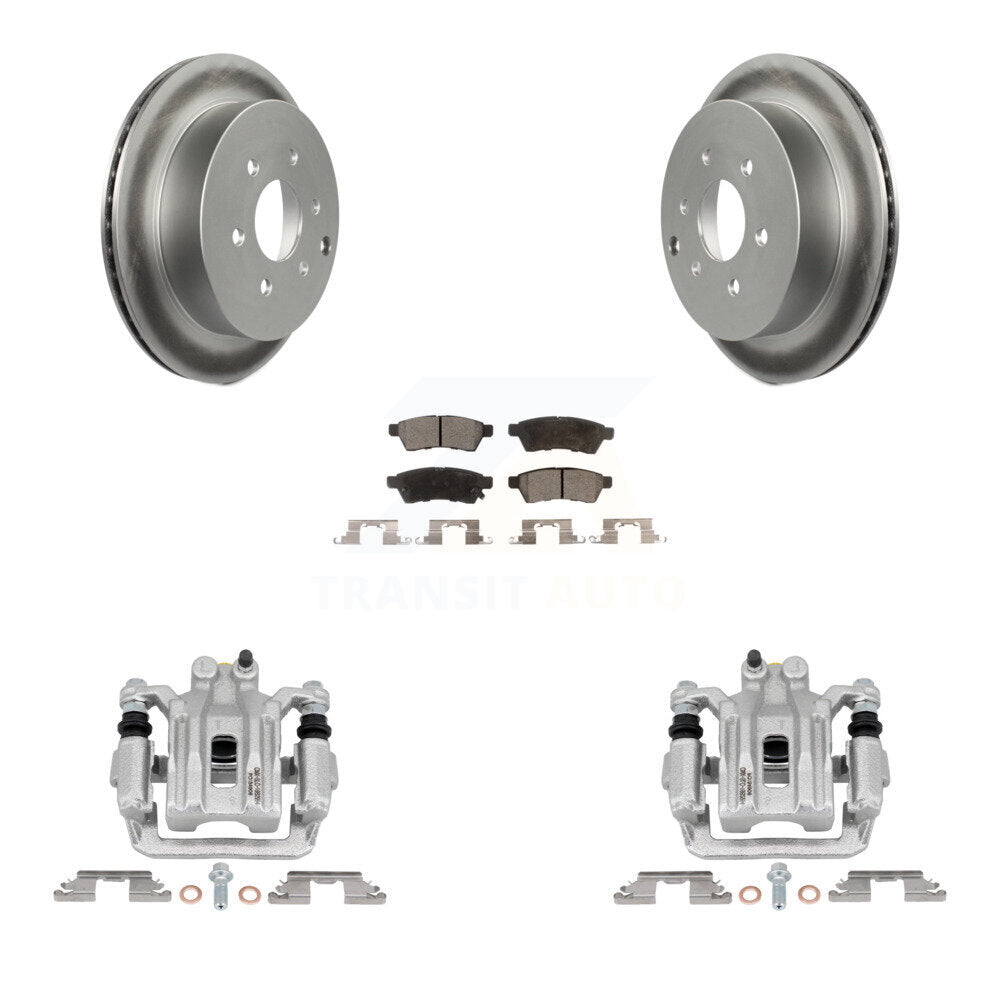 Transit Auto KCG-100139P Disc Brake Kit for 2005-2022 Suzuki Equator, Nissan Xterra, Nissan Frontier - Rear product image