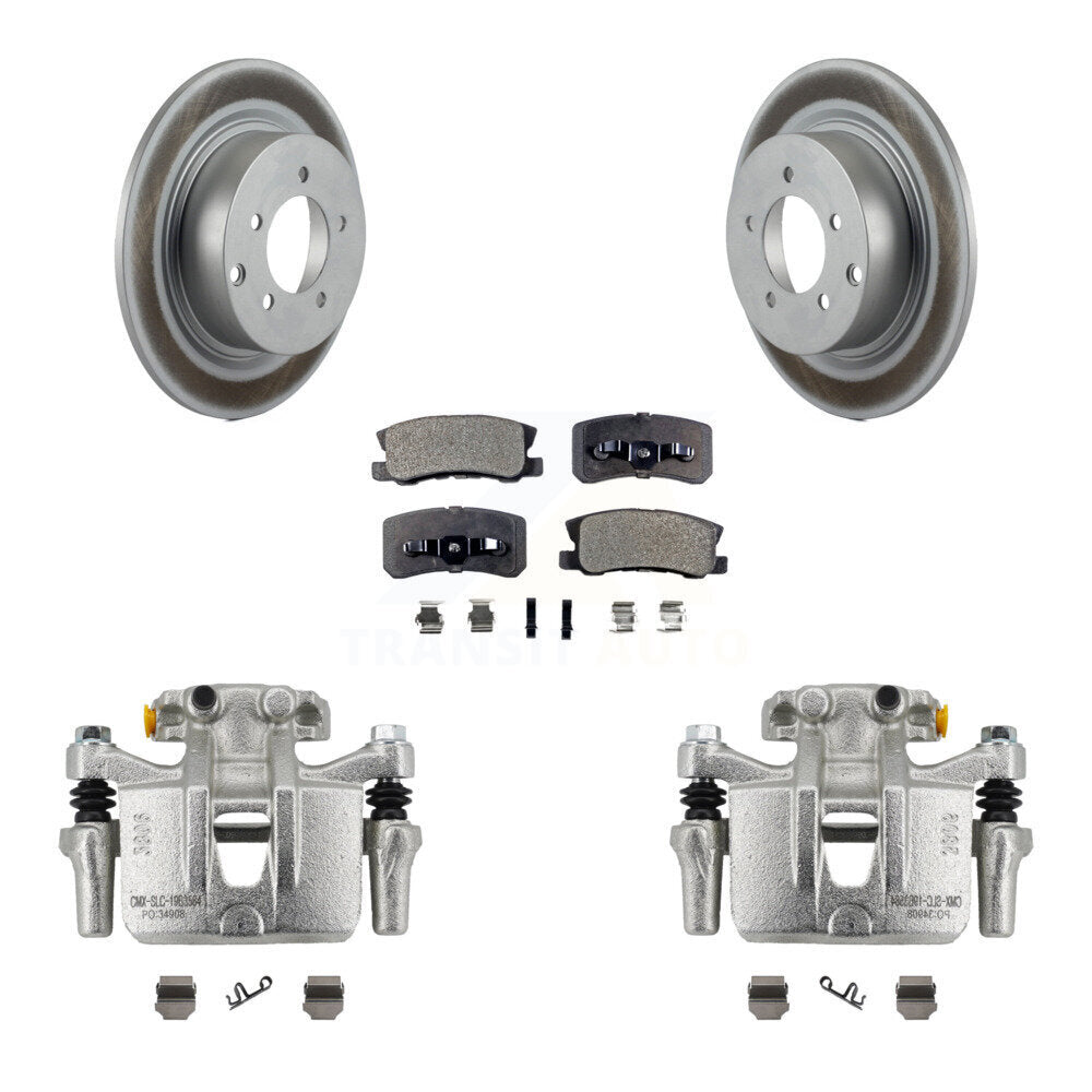 Transit Auto KCG-100140P Disc Brake Kit for 2011-2013 Mitsubishi Outlander - Rear product image