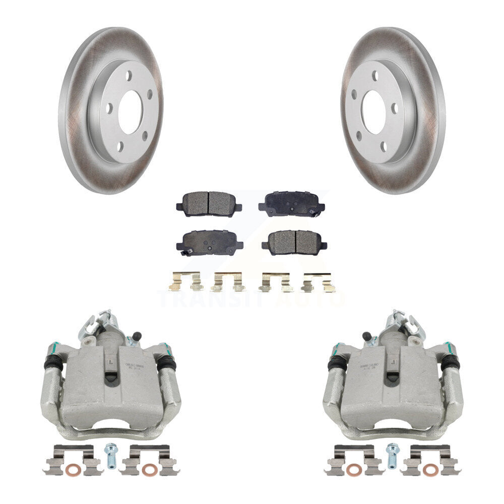 Transit Auto KCG-100142T Disc Brake Kit for 2004-2016 Chevrolet Impala Limited, Chevrolet Impala, Buick Allure & more - Rear product image
