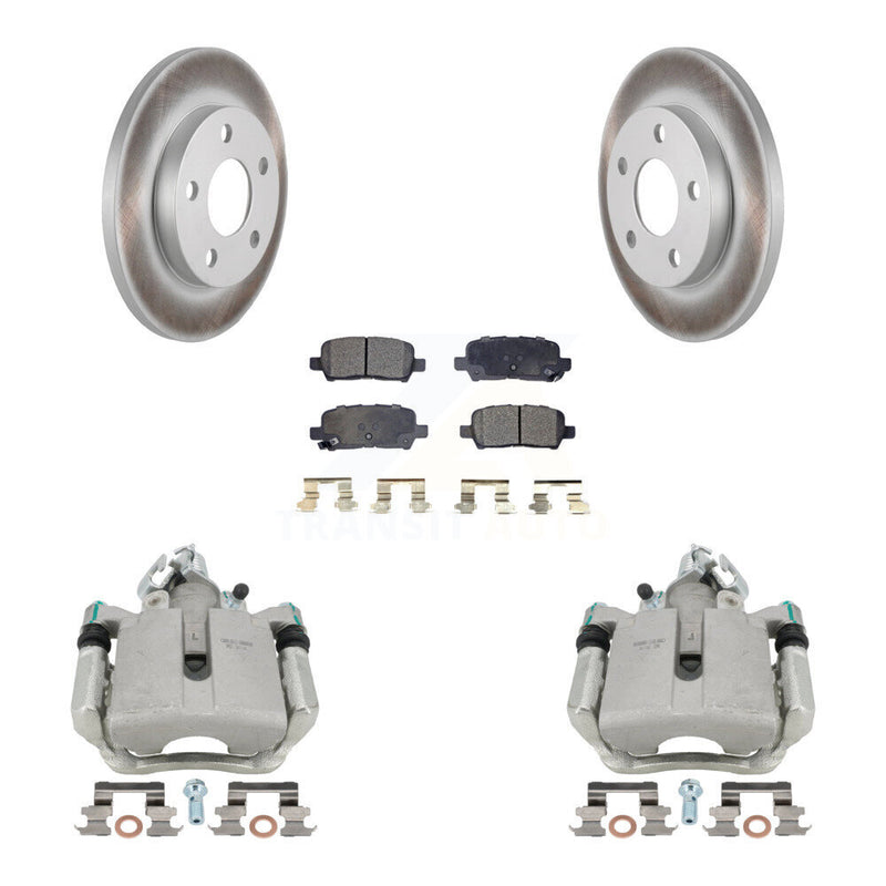 Transit Auto KCG-100142T Disc Brake Kit for 2004-2016 Chevrolet Impala Limited, Chevrolet Impala, Buick Allure & more - Rear product image