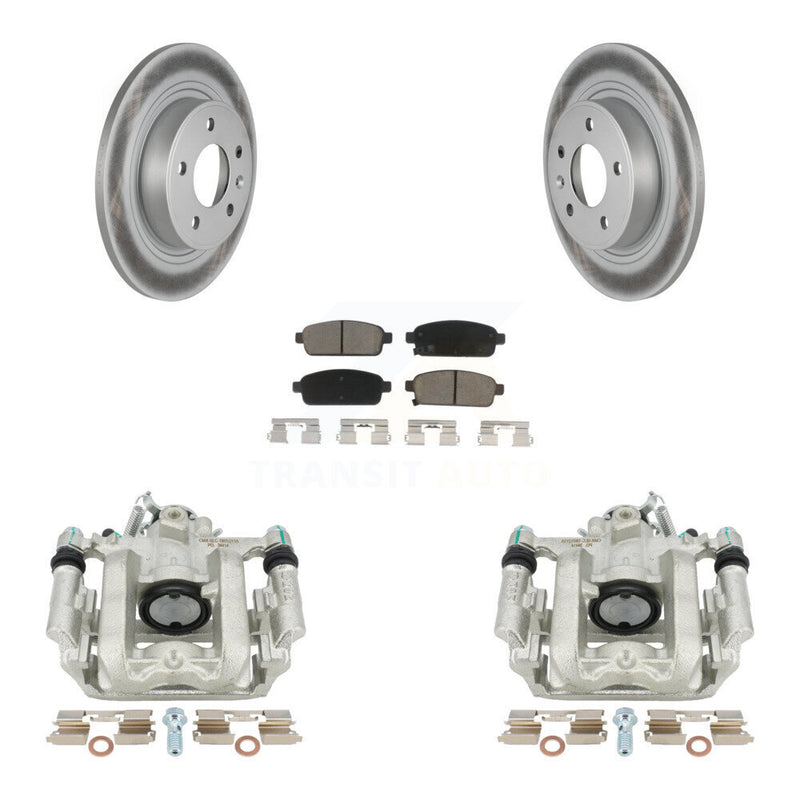 Transit Auto KCG-100147C Disc Brake Kit for 2011-2015 Cadillac ELR, Chevrolet Cruze, Chevrolet Orlando & more - Rear product image