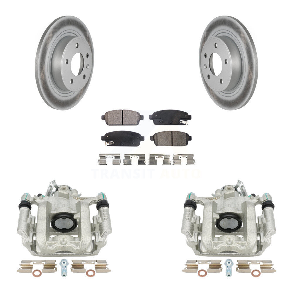 Transit Auto KCG-100147P Disc Brake Kit for 2011-2015 Cadillac ELR, Chevrolet Cruze, Chevrolet Orlando & more - Rear product image