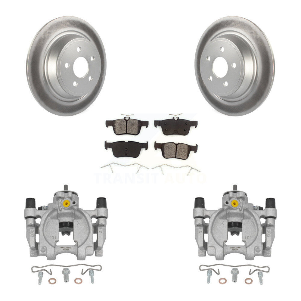 Transit Auto KCG-100148S Disc Brake Kit for 2017-2020 Ford SSV Plug-In Hybrid, Lincoln Continental, Ford Fusion & more - Rear product image