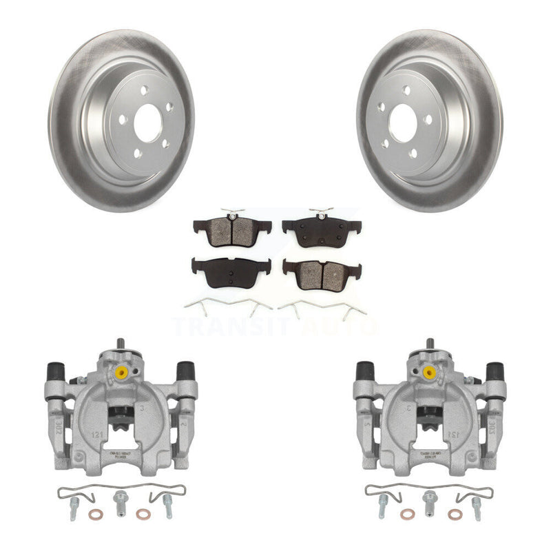 Transit Auto KCG-100148S Disc Brake Kit for 2017-2020 Ford SSV Plug-In Hybrid, Lincoln Continental, Ford Fusion & more - Rear product image