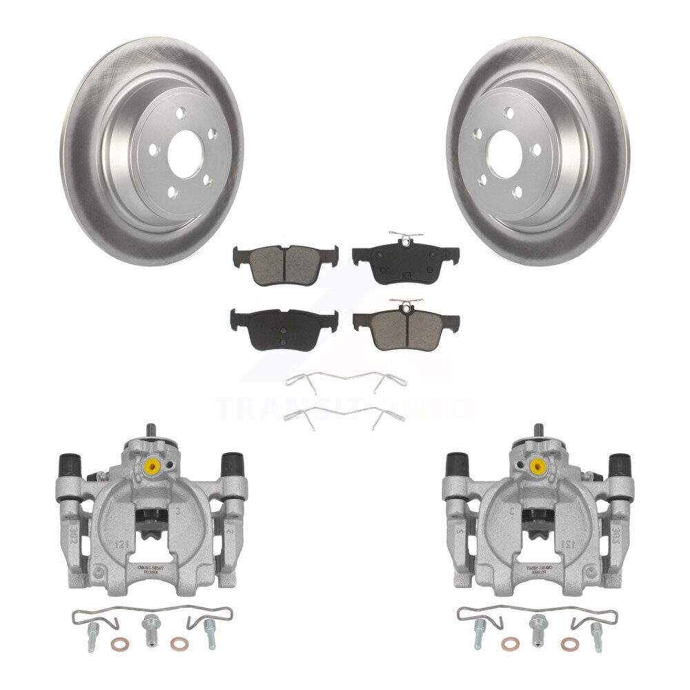Transit Auto KCG-100155C Disc Brake Kit for 2017-2020 Ford SSV Plug-In Hybrid, Lincoln Continental, Ford Fusion & more - Rear product image
