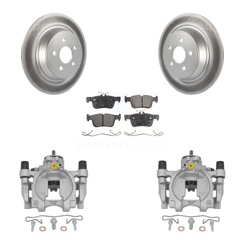Transit Auto KCG-100155P Disc Brake Kit for 2017-2020 Ford SSV Plug-In Hybrid, Lincoln Continental, Ford Fusion & more - Rear product image