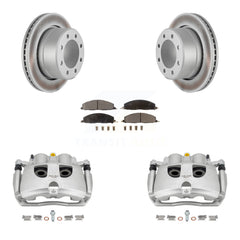 Transit Auto KCG-100157P Disc Brake Kit for 2009-2018 Ram 2500, Ram 3500, Dodge Ram 2500 & more - Rear product image