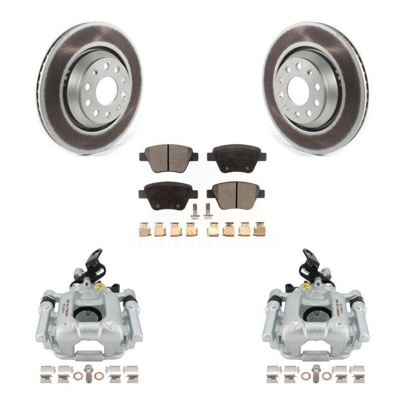 Transit Auto KCG-100157T Disc Brake Kit for 2011-2013 Volkswagen GTI, Audi A3 Quattro - Rear product image