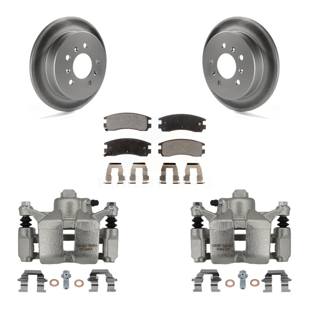 Transit Auto KCG-100164T Disc Brake Kit for 1997-2010 Chevrolet Impala, Buick Allure, Buick LaCrosse & more - Rear product image