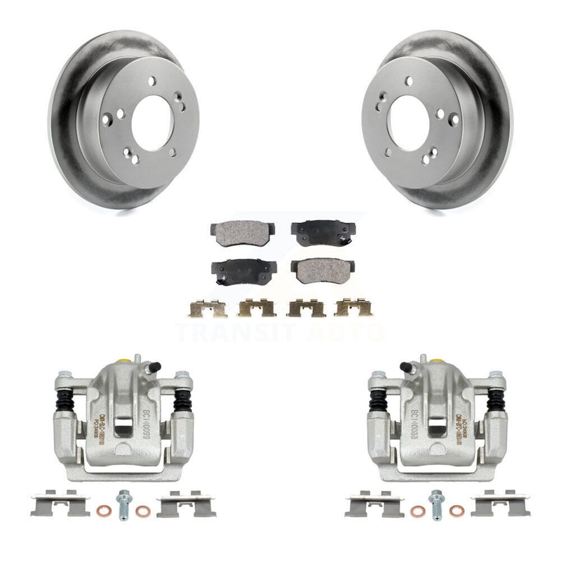 Transit Auto KCG-100168P Disc Brake Kit for 2005-2010 Hyundai Tucson, Kia Sportage - Rear product image