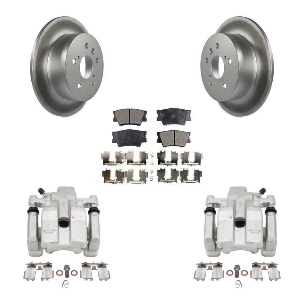 Transit Auto KCG-100170T Disc Brake Kit for 2012-2018 Lexus ES300h, Lexus ES350, Toyota Avalon & more - Rear product image
