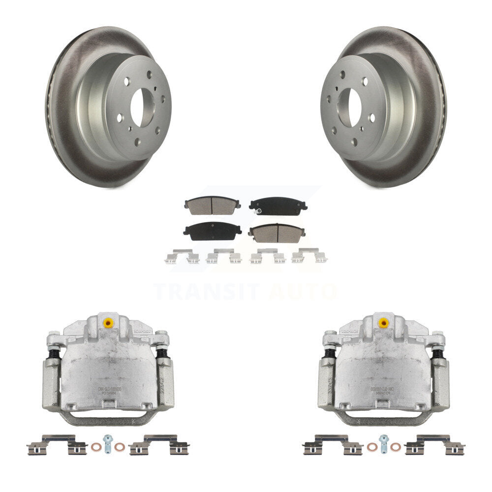 Transit Auto KCG-100176C Disc Brake Kit for 2007-2014 Chevrolet Silverado 1500, GMC Sierra 1500, Cadillac Escalade & more - Rear product image