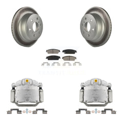 Transit Auto KCG-100176C Disc Brake Kit for 2007-2014 Chevrolet Silverado 1500, GMC Sierra 1500, Cadillac Escalade & more - Rear product image