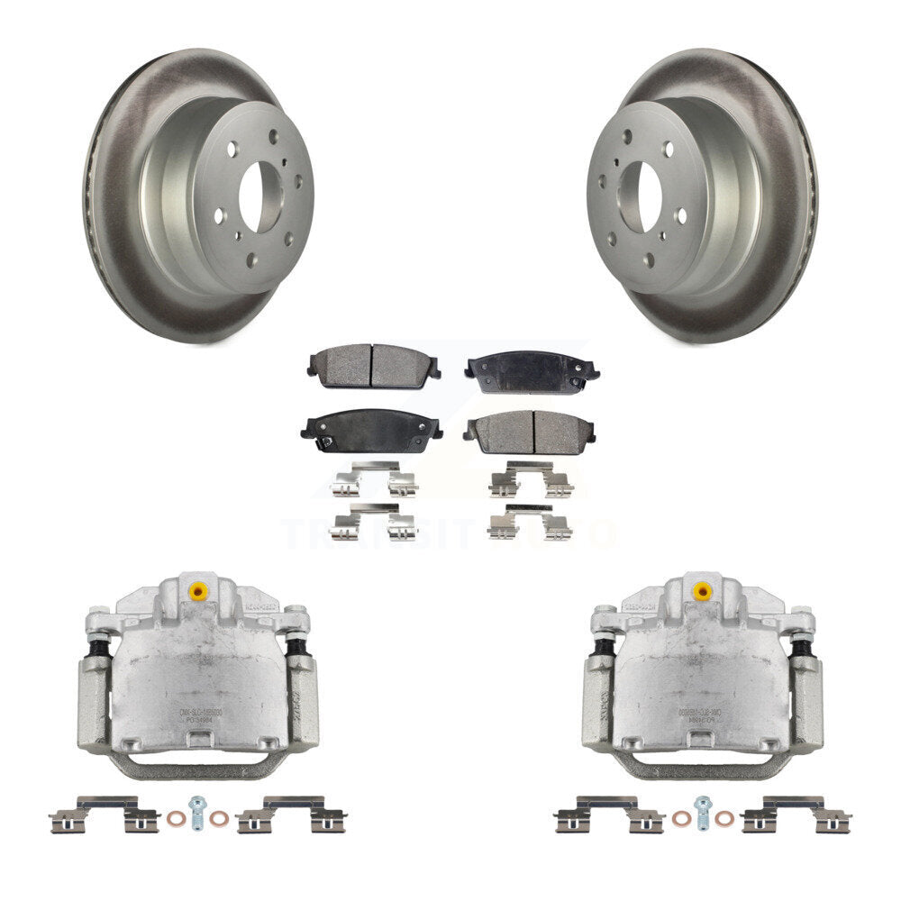 Transit Auto KCG-100176P Disc Brake Kit for 2007-2014 Chevrolet Silverado 1500, GMC Sierra 1500, Cadillac Escalade & more - Rear product image