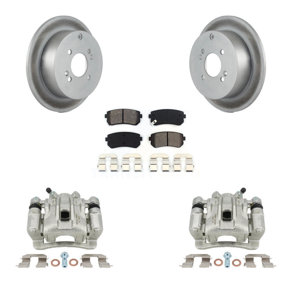 Transit Auto KCG-100190S Disc Brake Kit for 2006-2007 Hyundai Accent, Kia Rio, Kia Rio5 - Rear product image