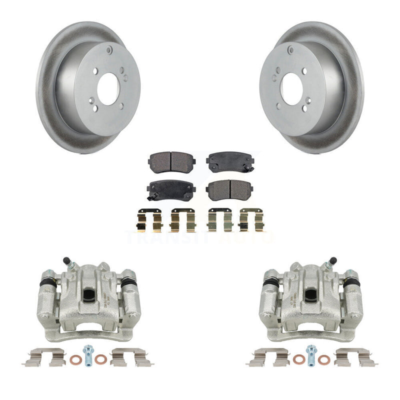 Transit Auto KCG-100196P Disc Brake Kit for 2006-2007 Hyundai Accent, Kia Rio, Kia Rio5 - Rear product image
