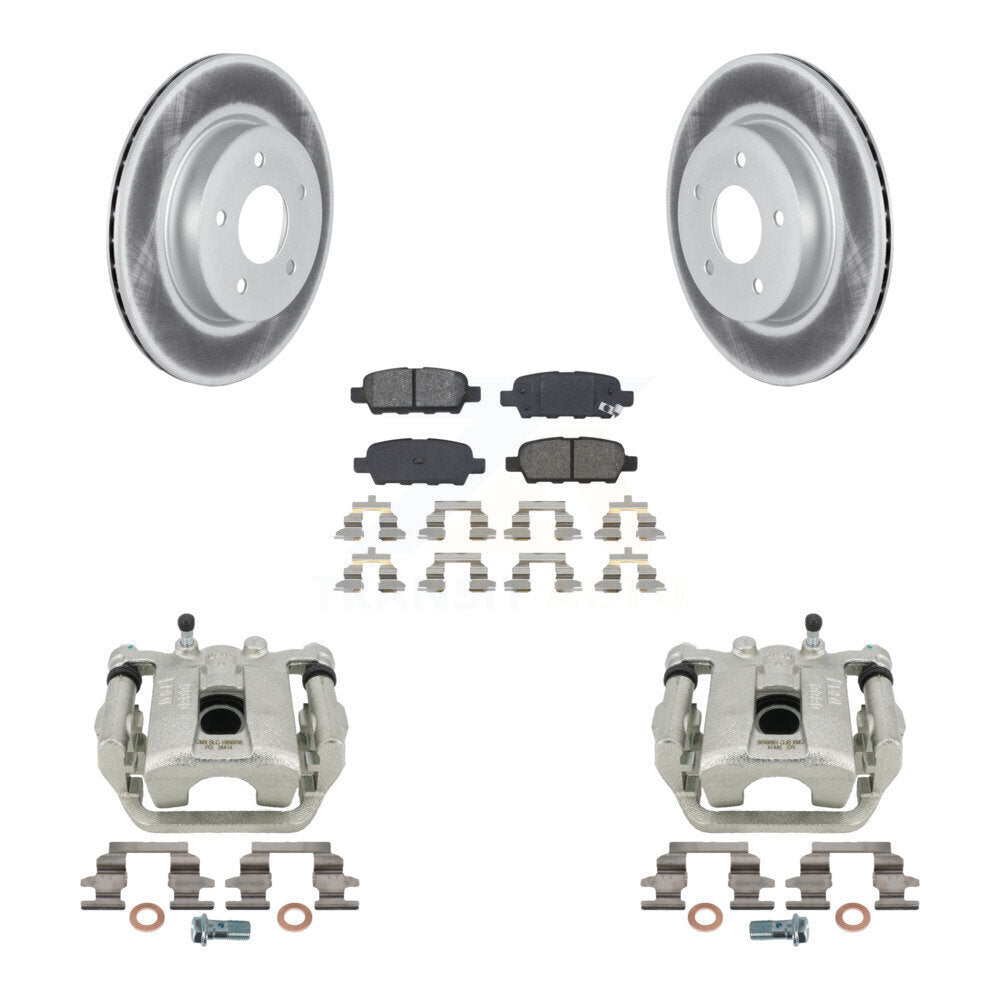 Transit Auto KCG-100196S Disc Brake Kit for 2017-2019 Nissan Rogue Sport, Nissan LEAF - Rear product image