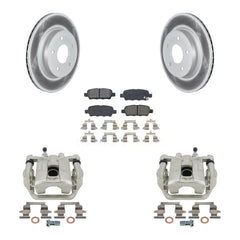 Transit Auto KCG-100196S Disc Brake Kit for 2017-2019 Nissan Rogue Sport, Nissan LEAF - Rear product image