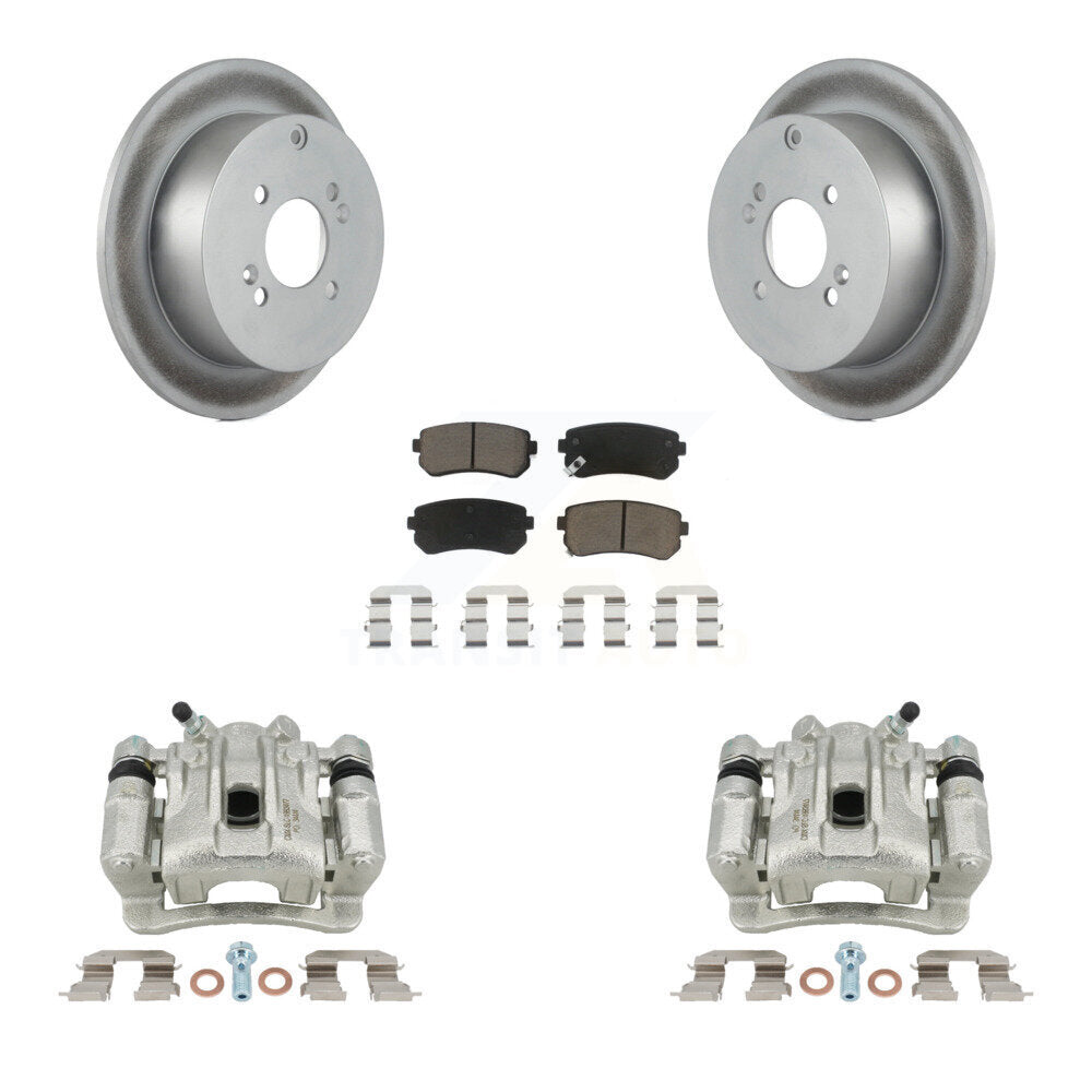 Transit Auto KCG-100197C Disc Brake Kit for 2006-2007 Hyundai Accent, Kia Rio, Kia Rio5 - Rear product image