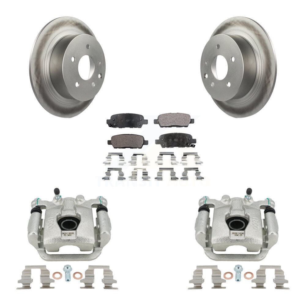 Transit Auto KCG-100197T Disc Brake Kit for 2007-2019 Nissan Juke, Nissan Sentra - Rear product image