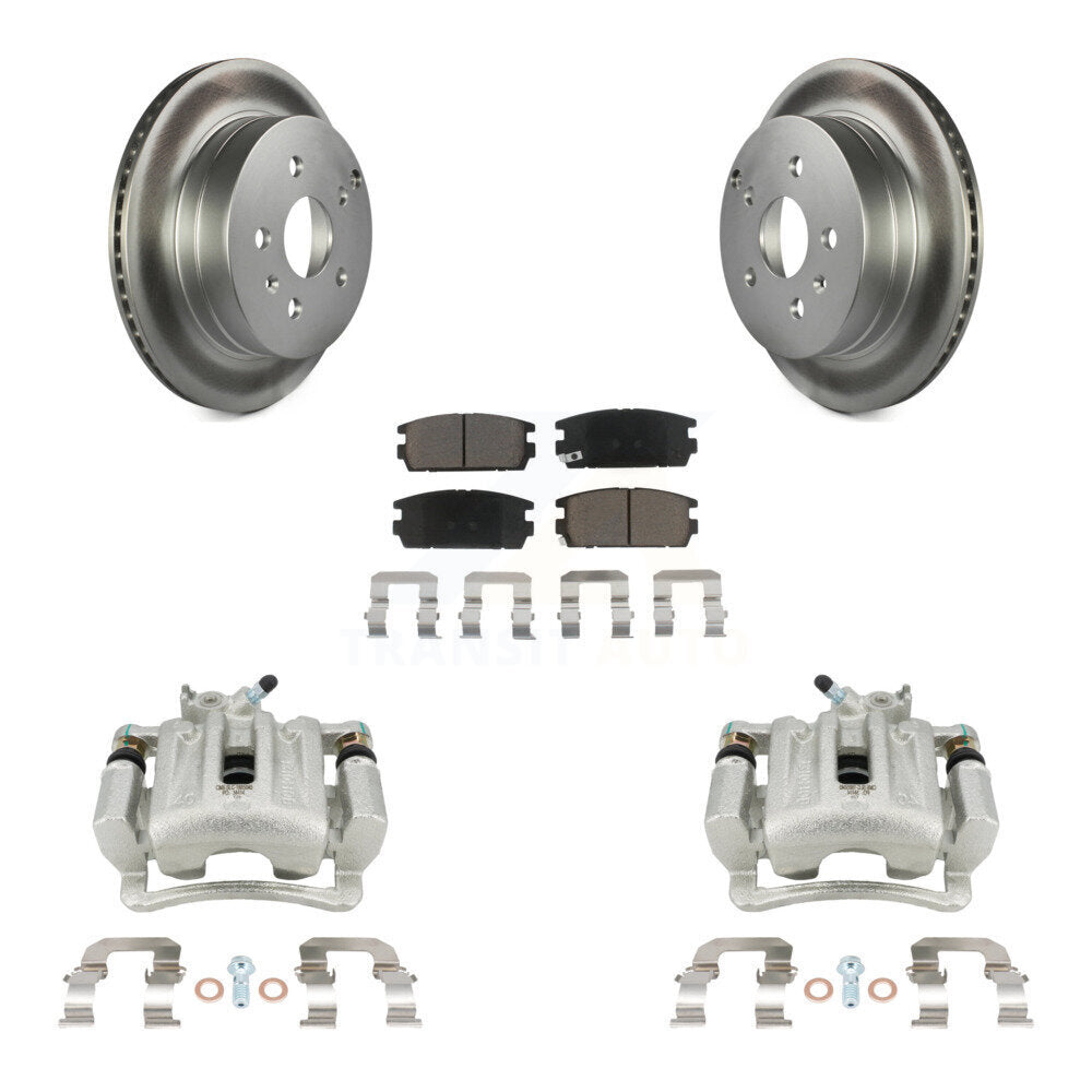 Transit Auto KCG-100198C Disc Brake Kit for 2010-2017 Chevrolet Equinox, GMC Terrain - Rear product image