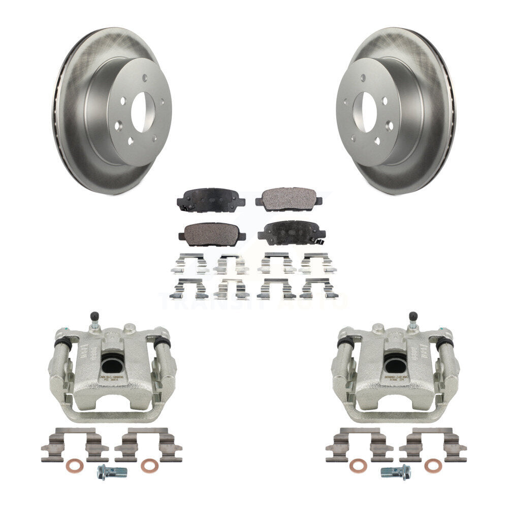 Transit Auto KCG-100198T Disc Brake Kit for 2011-2023 Nissan LEAF, Nissan Rogue Sport, Nissan Rogue & more - Rear product image