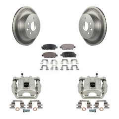 Transit Auto KCG-100198T Disc Brake Kit for 2011-2023 Nissan LEAF, Nissan Rogue Sport, Nissan Rogue & more - Rear product image