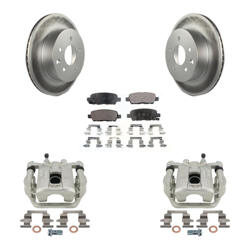 Transit Auto KCG-100198T Disc Brake Kit for 2011-2023 Nissan LEAF, Nissan Rogue Sport, Nissan Rogue & more - Rear product image