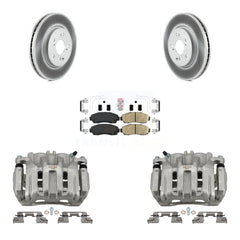 Transit Auto KCG-100199N Disc Brake Kit for 2007-2016 Honda Crosstour, Honda CR-V, Honda Accord Crosstour & more - Front product image