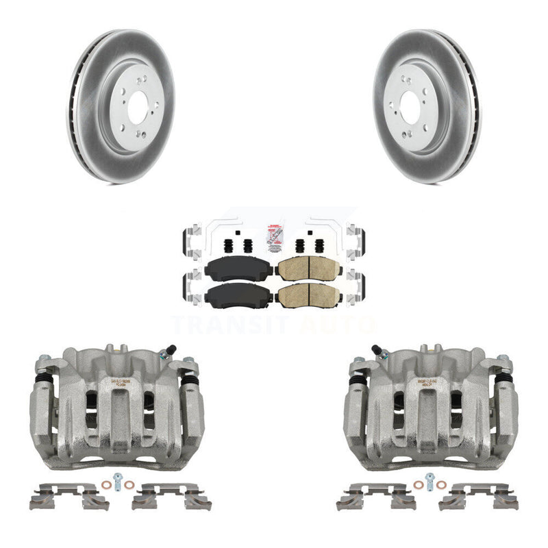 Transit Auto KCG-100199N Disc Brake Kit for 2007-2016 Honda Crosstour, Honda CR-V, Honda Accord Crosstour & more - Front product image