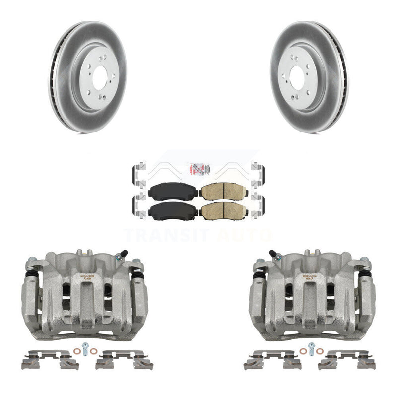 Transit Auto KCG-100200N Disc Brake Kit for 2007-2016 Honda Crosstour, Honda CR-V, Honda Accord Crosstour & more - Front product image