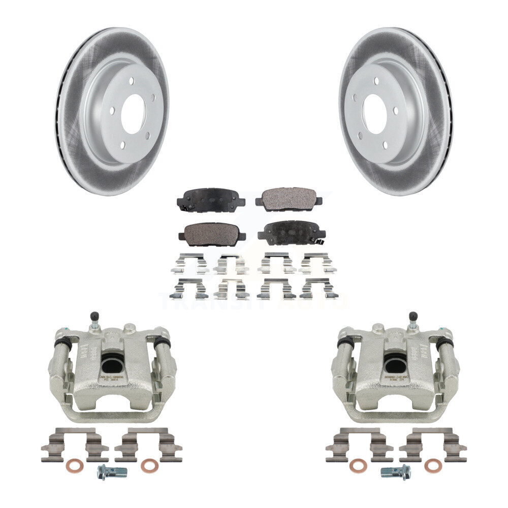 Transit Auto KCG-100202P Disc Brake Kit for 2017-2019 Nissan Rogue Sport, Nissan LEAF - Rear product image