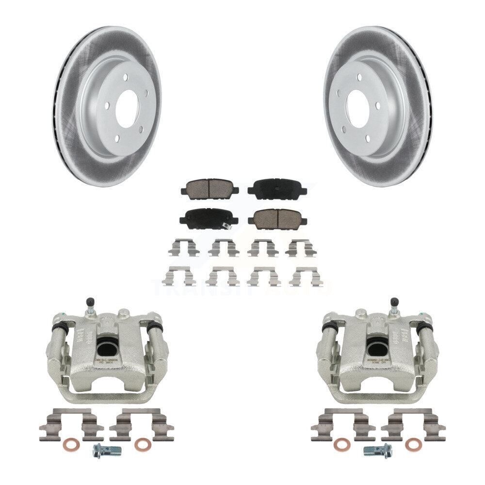 Transit Auto KCG-100203C Disc Brake Kit for 2017-2019 Nissan Rogue Sport, Nissan LEAF - Rear product image