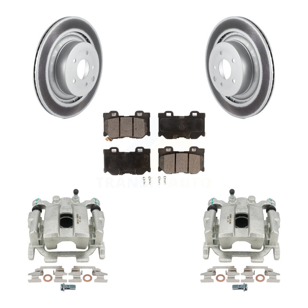 Transit Auto KCG-100207T Disc Brake Kit for 2010-2013 INFINITI G37 - Rear product image