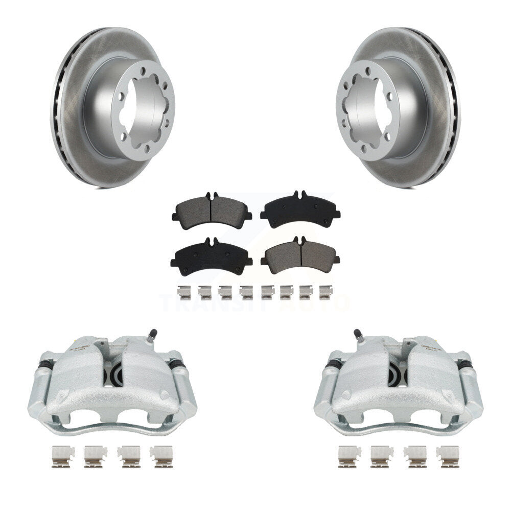 Transit Auto KCG-100208S Disc Brake Kit for 2007-2018 Freightliner Sprinter 3500, Mercedes-Benz Sprinter 3500XD, Mercedes-Benz Sprinter 3500 & more - Rear product image