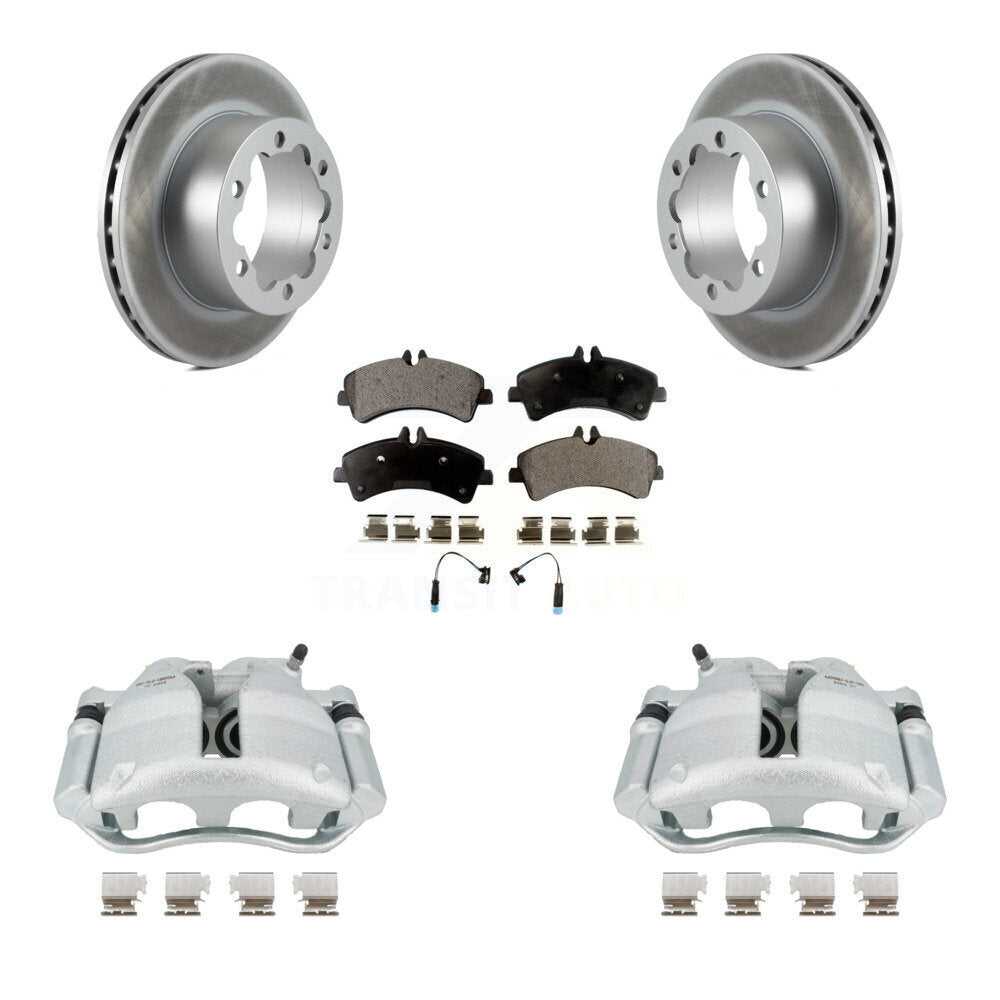 Transit Auto KCG-100215P Disc Brake Kit for 2007-2018 Freightliner Sprinter 3500, Mercedes-Benz Sprinter 3500XD, Mercedes-Benz Sprinter 3500 & more - Rear product image