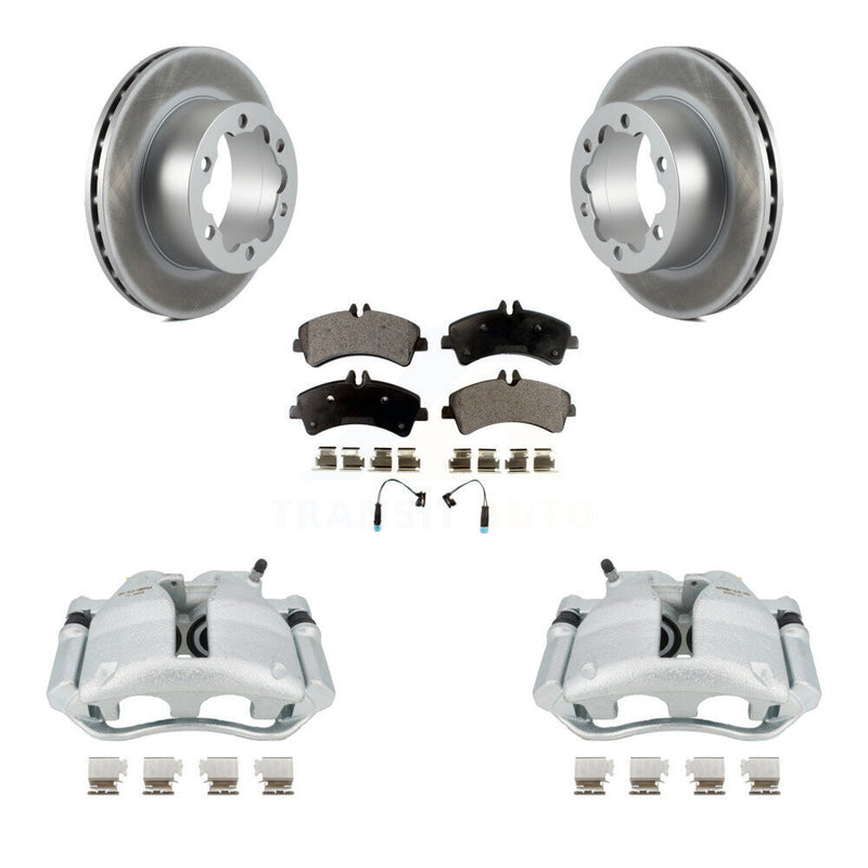Transit Auto KCG-100215P Disc Brake Kit for 2007-2018 Freightliner Sprinter 3500, Mercedes-Benz Sprinter 3500XD, Mercedes-Benz Sprinter 3500 & more - Rear product image