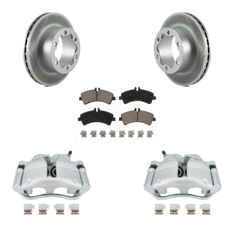 Transit Auto KCG-100216C Disc Brake Kit for 2007-2018 Freightliner Sprinter 3500, Mercedes-Benz Sprinter 3500XD, Mercedes-Benz Sprinter 3500 & more - Rear product image