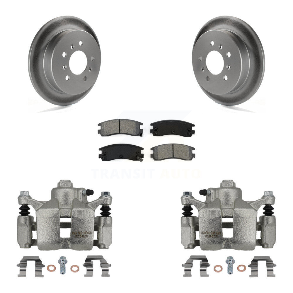 Transit Auto KCG-100217S Disc Brake Kit for 1997-2010 Chevrolet Impala, Buick Allure, Buick LaCrosse & more - Rear product image