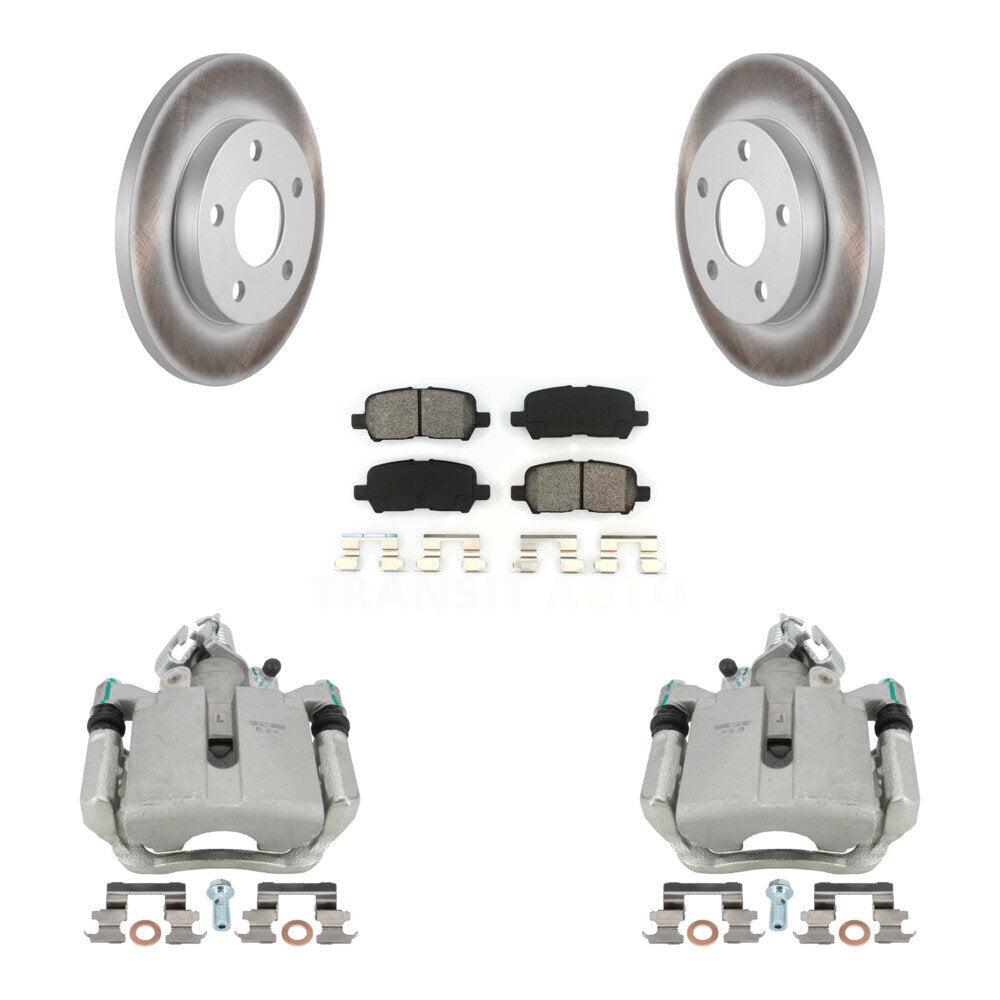 Transit Auto KCG-100218S Disc Brake Kit for 2004-2016 Chevrolet Impala Limited, Chevrolet Impala, Buick Allure & more - Rear product image