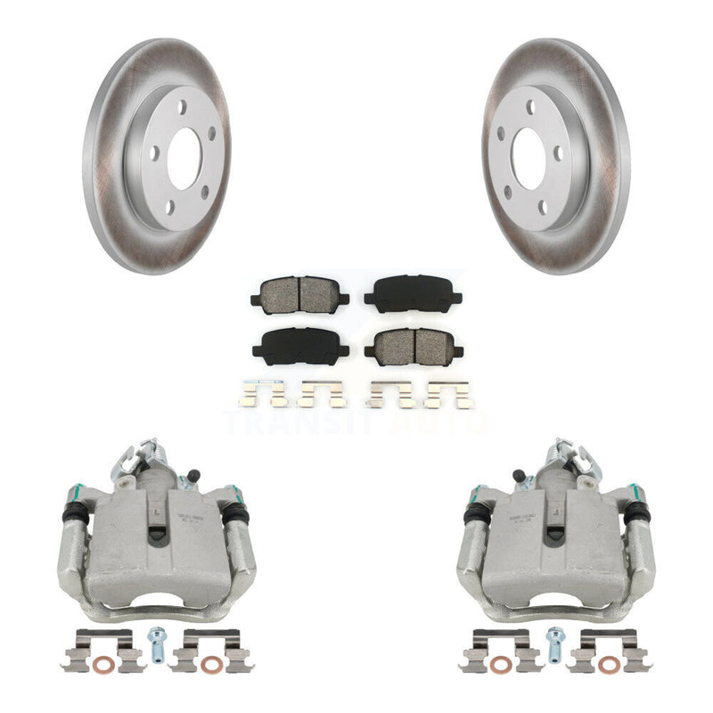 Transit Auto KCG-100218S Disc Brake Kit for 2004-2016 Chevrolet Impala Limited, Chevrolet Impala, Buick Allure & more - Rear product image