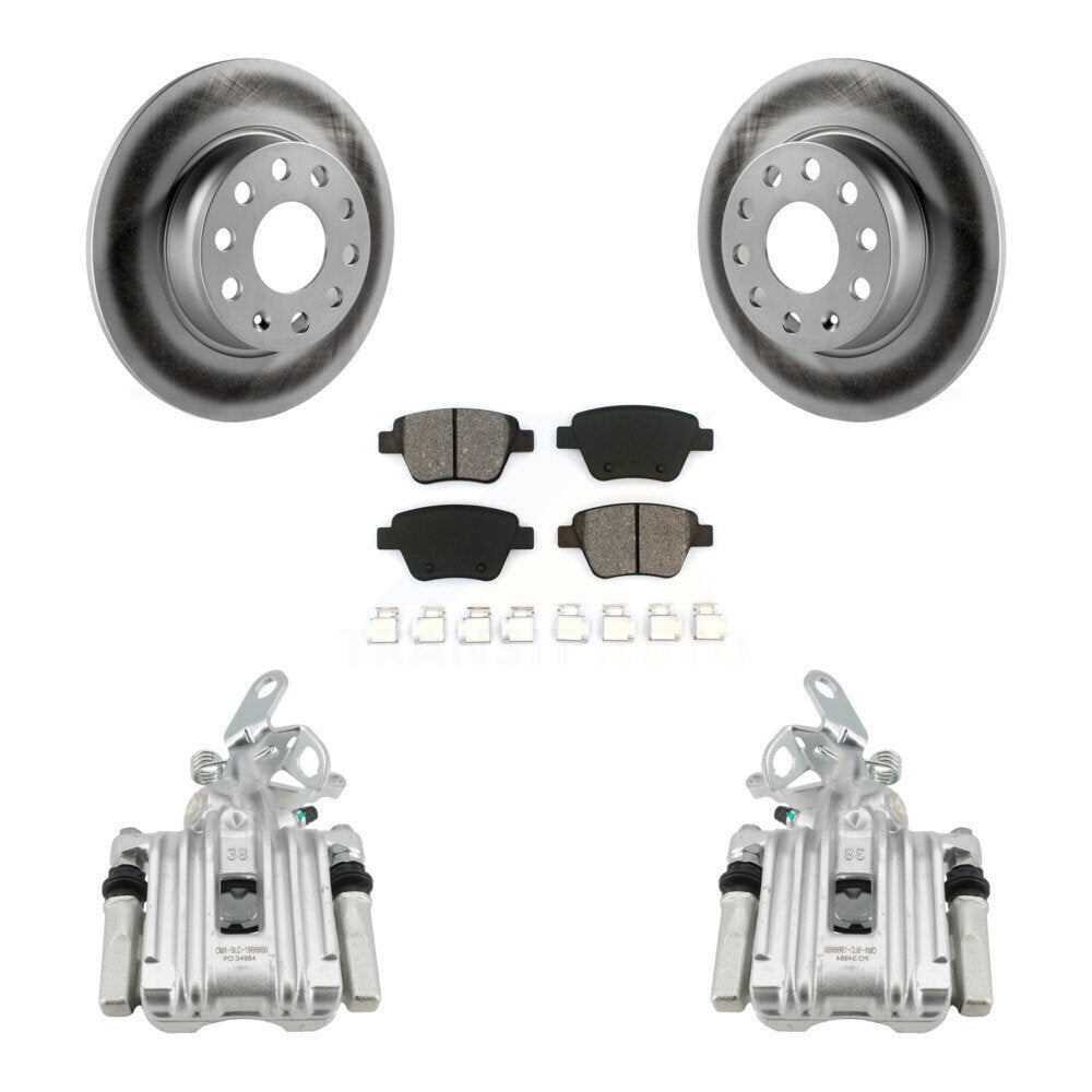 Transit Auto KCG-100223S Disc Brake Kit for 2011-2019 Volkswagen Beetle, Volkswagen Jetta, Volkswagen Golf - Rear product image