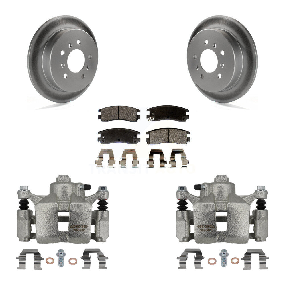 Transit Auto KCG-100224P Disc Brake Kit for 1997-2010 Chevrolet Impala, Buick Allure, Buick LaCrosse & more - Rear product image