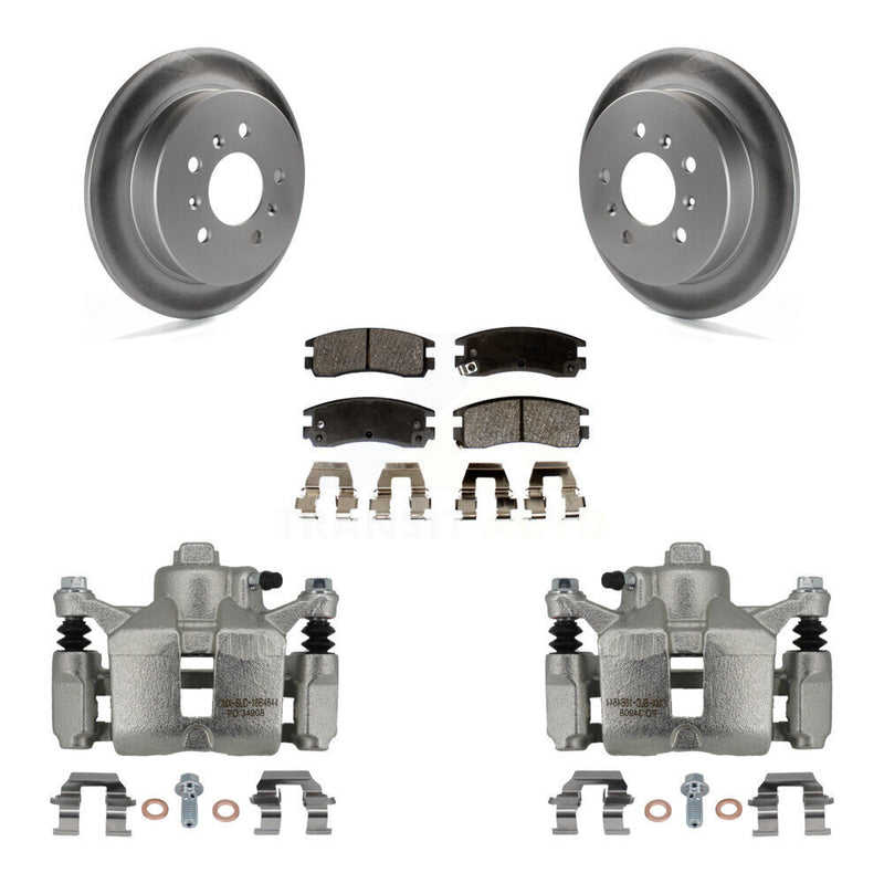 Transit Auto KCG-100224P Disc Brake Kit for 1997-2010 Chevrolet Impala, Buick Allure, Buick LaCrosse & more - Rear product image