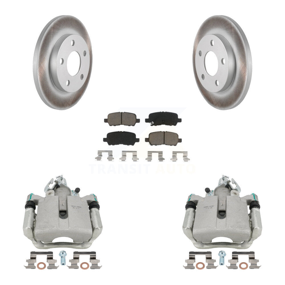 Transit Auto KCG-100226C Disc Brake Kit for 2004-2016 Chevrolet Impala Limited, Chevrolet Impala, Buick Allure & more - Rear product image