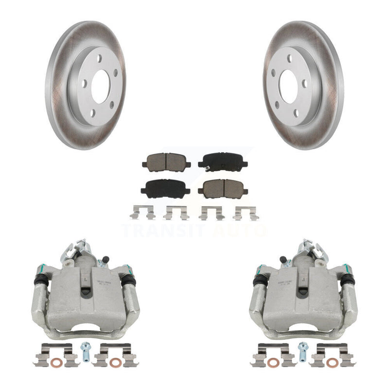 Transit Auto KCG-100226C Disc Brake Kit for 2004-2016 Chevrolet Impala Limited, Chevrolet Impala, Buick Allure & more - Rear product image