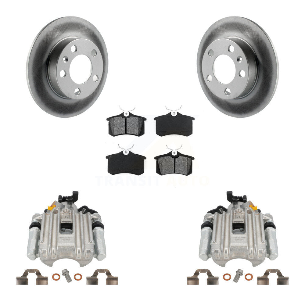 Transit Auto KCG-100227S Disc Brake Kit for 1999-2009 Volkswagen Jetta City, Volkswagen Jetta, Volkswagen Golf - Rear product image