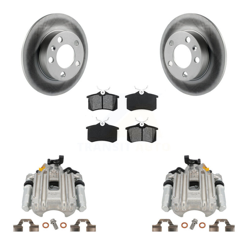 Transit Auto KCG-100227S Disc Brake Kit for 1999-2009 Volkswagen Jetta City, Volkswagen Jetta, Volkswagen Golf - Rear product image