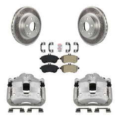 Transit Auto KCG-100228N Disc Brake Kit for 2012-2015 Mercedes-Benz C250 - Front product image